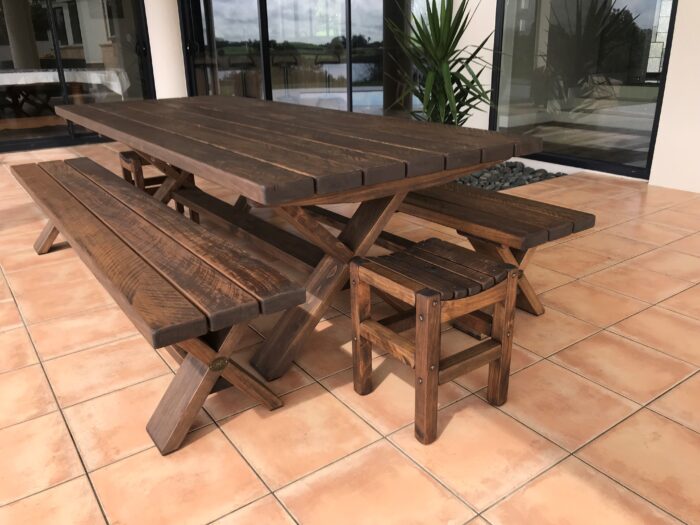 X-Leg Outdoor Table - Image 7