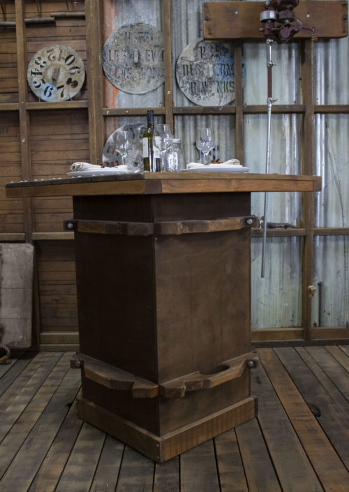 Black Dog Furniture Woolpress bar leaner sale NZ