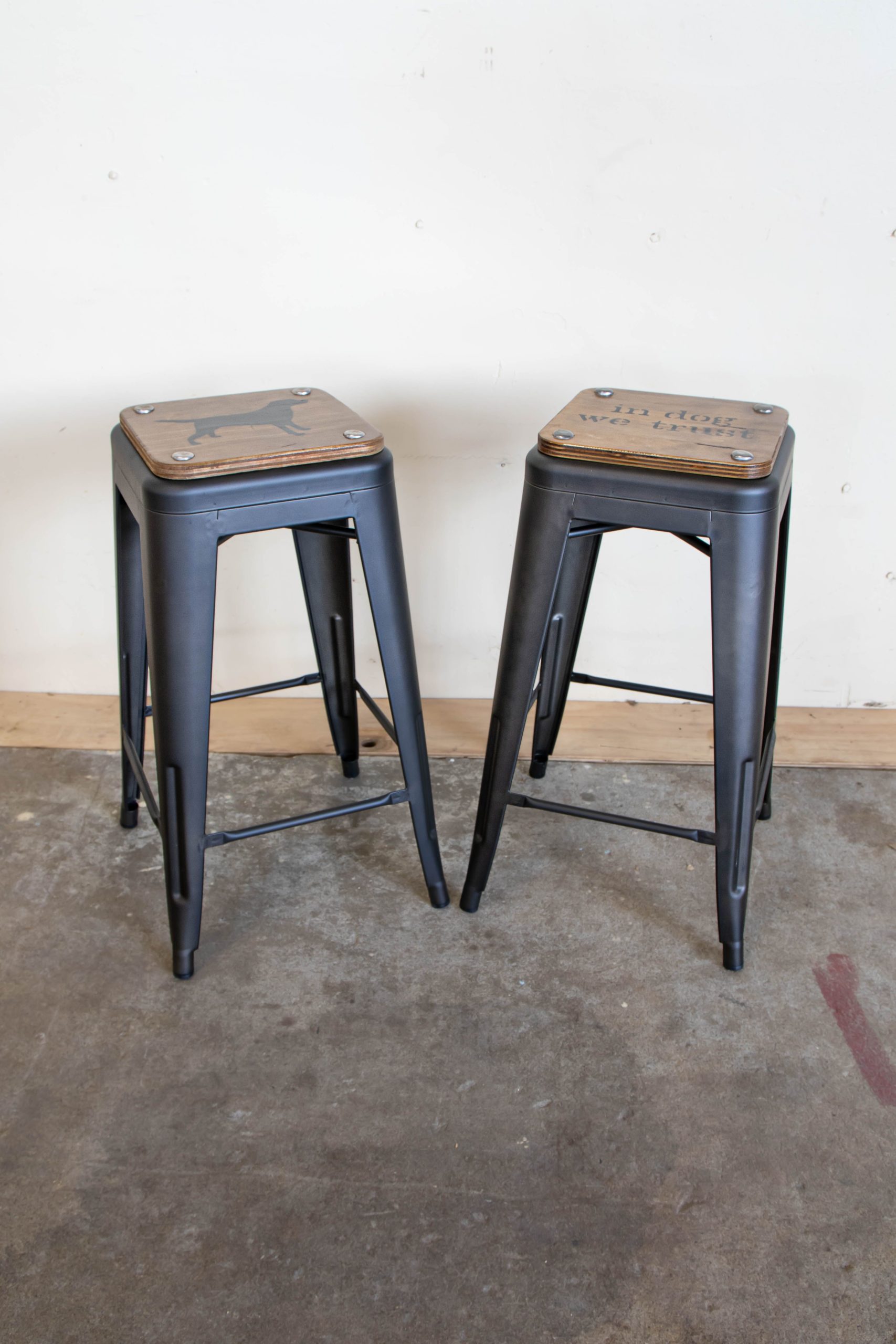 Hire Steel Stool - Image 2